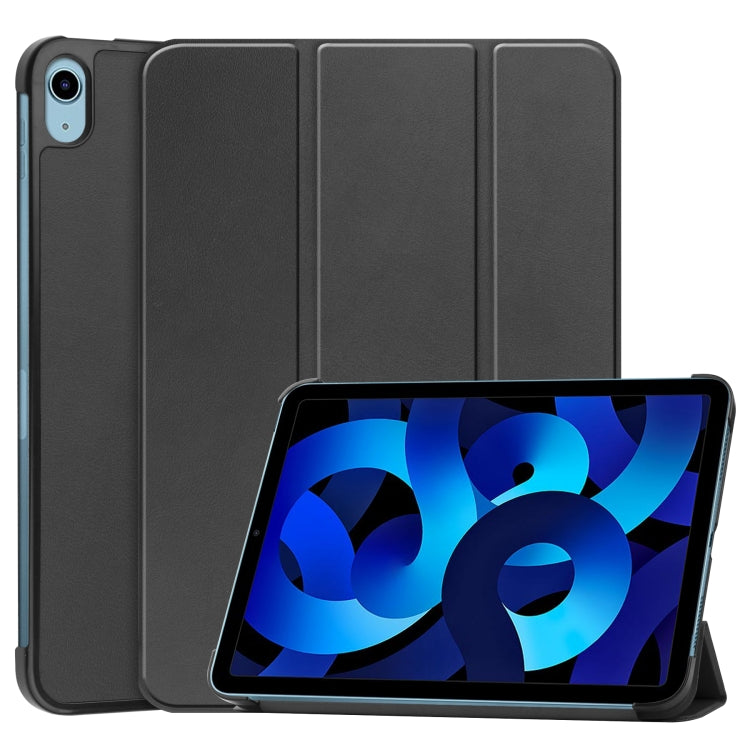 Solid Color Custer Texture Leather Tablet Case For iPad 10th Gen 10.9 2022 / 2025 (Black) - free shipping - PMC TechLife - Order now!