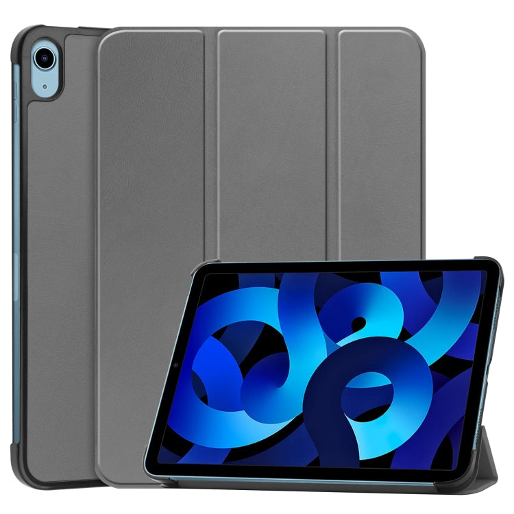 Solid Color Custer Texture Leather Tablet Case For iPad 10th Gen 10.9 2022 / 2025 (Gray) - iPad 2025 / 2022 Cases by PMC TechLife | Online Shopping South Africa | PMC TechLife | Buy Now Pay Later Mobicred