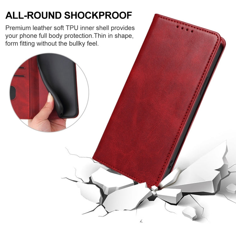 For Xiaomi Poco X4 GT Magnetic Closure Leather Phone Case(Red) - free shipping - PMC TechLife - Order now!