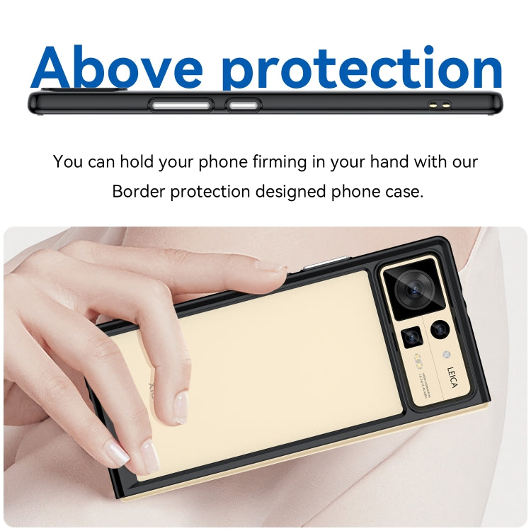 For Xiaomi Mix Fold 2 Colorful Series Acrylic + TPU Phone Case(Black) - free shipping - PMC TechLife - Order now!