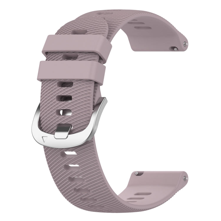 For Xiaomi Haylou Solar LS01 19mm Cross Textured Silicone Watch Band(Purple) - free shipping - PMC TechLife - Order now!