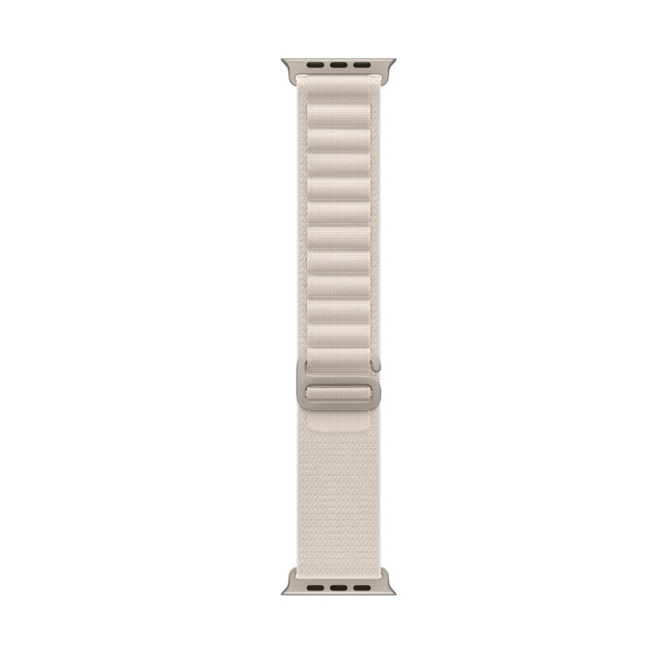 Nylon Loop Watch Band For Apple Watch 46mm / 49mm / 45mm / 44mm(Starlight) - Watch Bands by PMC TechLife | Online Shopping South Africa | PMC TechLife | Buy Now Pay Later Mobicred