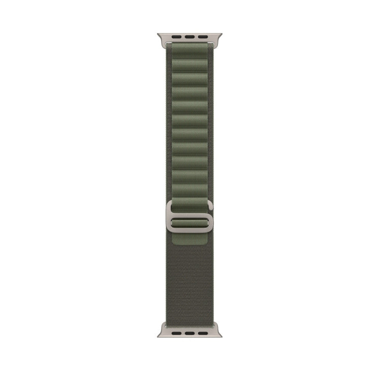 Nylon Loop Watch Band For Apple Watch 46mm / 49mm / 45mm / 44mm(Green) - Watch Bands by PMC TechLife | Online Shopping South Africa | PMC TechLife | Buy Now Pay Later Mobicred