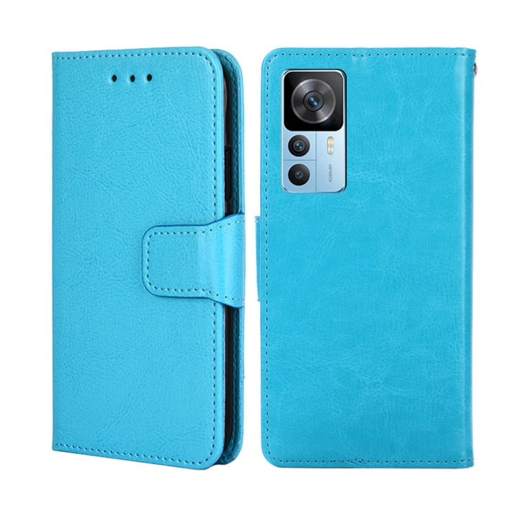 For Xiaomi Redmi K50 Ultra/Xiaomi 12T/Xiaomi 12T Pro Crystal Texture Horizontal Flip Leather Phone Case(Light Blue) - free shipping - PMC TechLife - Order now!
