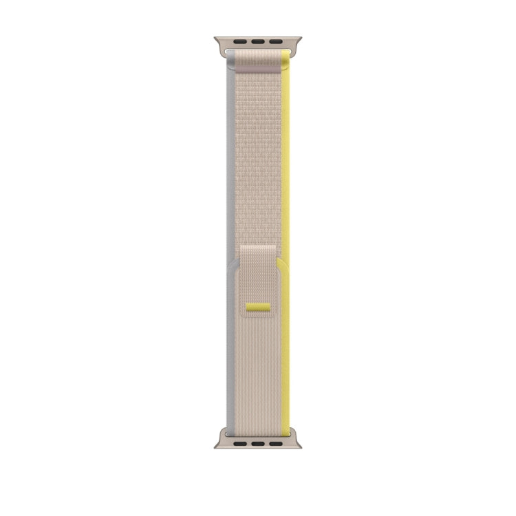 Nylon Watch Band For Apple Watch 42mm / 41mm / 40mm / 38mm(Beige) - Watch Bands by PMC TechLife | Online Shopping South Africa | PMC TechLife | Buy Now Pay Later Mobicred