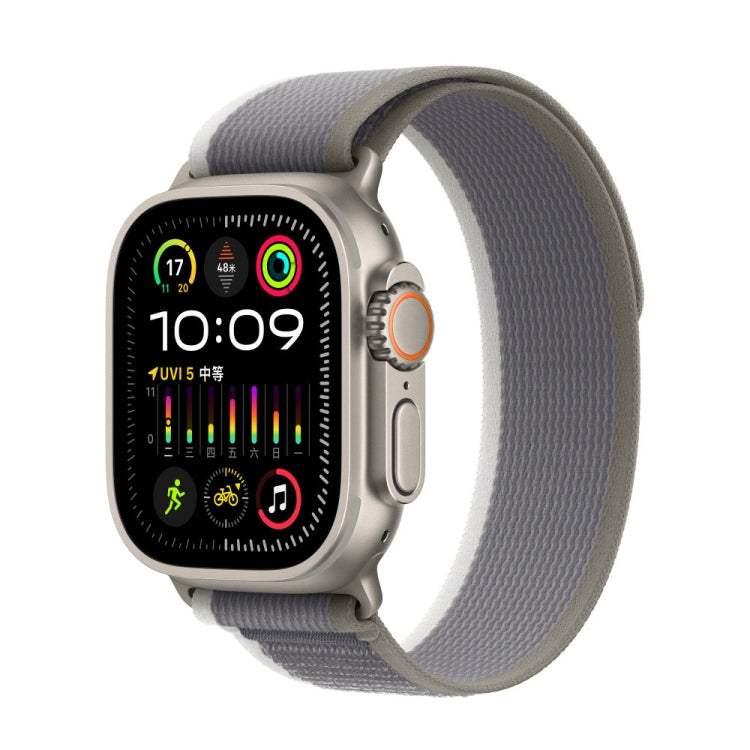 Nylon Watch Band For Apple Watch 42mm / 41mm / 40mm / 38mm (Grey Green) - Watch Bands by PMC TechLife | Online Shopping South Africa | PMC TechLife | Buy Now Pay Later Mobicred