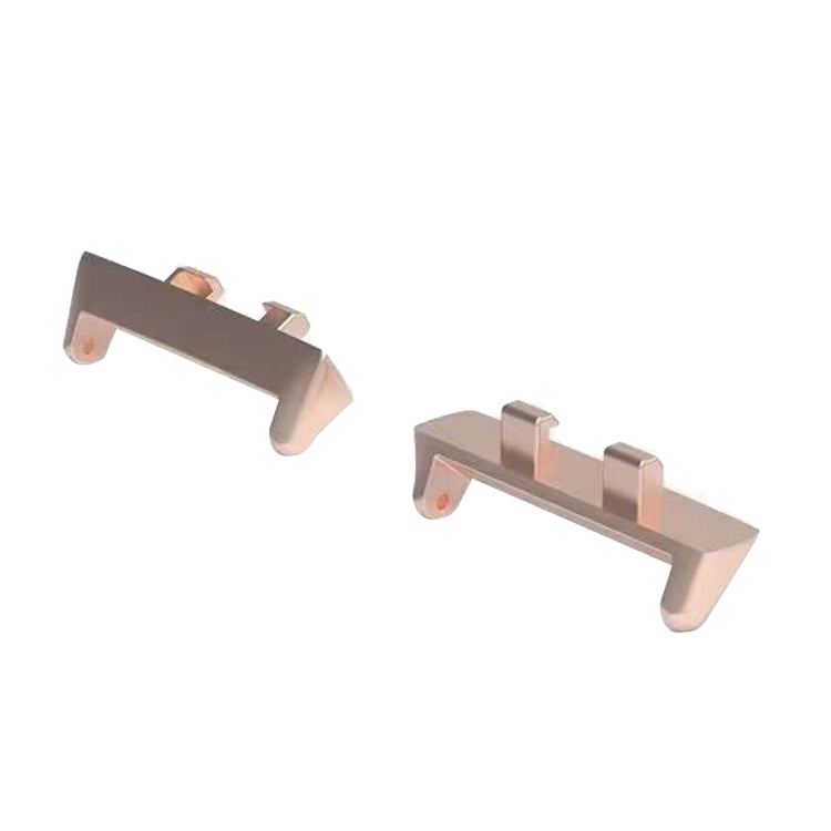 For OPPO Watch3 42mm 1 Pair 20mm Metal Watch Band Connector(Rose Gold) -  by PMC TechLife | Online Shopping South Africa | PMC TechLife