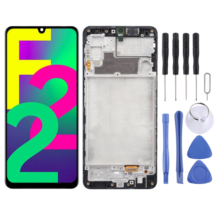 Original Super AMOLED LCD Screen For Samsung Galaxy Galaxy F22 Digitizer Full Assembly with Frame - free shipping - PMC TechLife - Order now!