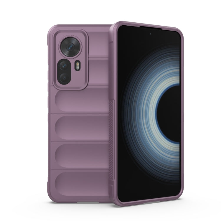 For Xiaomi Redmi K50 Ultra / Xiaomi 12T Magic Shield TPU + Flannel Phone Case(Purple) - free shipping - PMC TechLife - Order now!