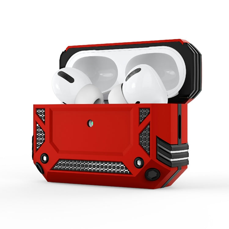 Armor Four-corner Shockproof Earphone Protective Cover For AirPods Pro 2(Red) - free shipping - PMC TechLife - Order now!