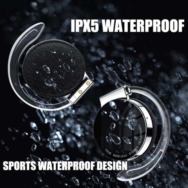 T&G F2 Ear Mount Waterproof Wireless Bluetooth Noise Reduction Earphone, Waterproof Level: IPX5(White) - free shipping - PMC TechLife - Order now!