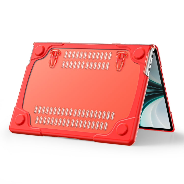 For MacBook Air 13.6 inch A2681 2022 / M3 2024 A3113 / M4 2025 A3240 TPU + PC Two-color Anti-fall Laptop Protective Case(Red) - MacBook Air Cases by PMC TechLife | Online Shopping South Africa | PMC TechLife | Buy Now Pay Later Mobicred