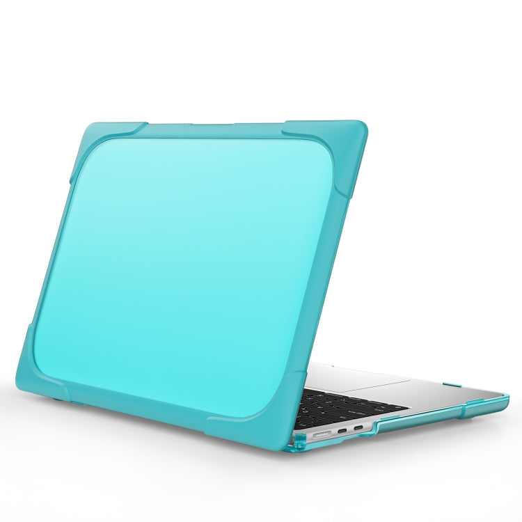 For MacBook Air 13.6 inch A2681 2022 TPU + PC Two-color Anti-fall Laptop Protective Case(Light Blue) - MacBook Air Cases by PMC TechLife | Online Shopping South Africa | PMC TechLife