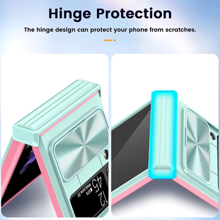 For Samsung Galaxy Z Flip4 360 Full Body Sliding Camshield Phone Case(Black) - free shipping - PMC TechLife - Order now!