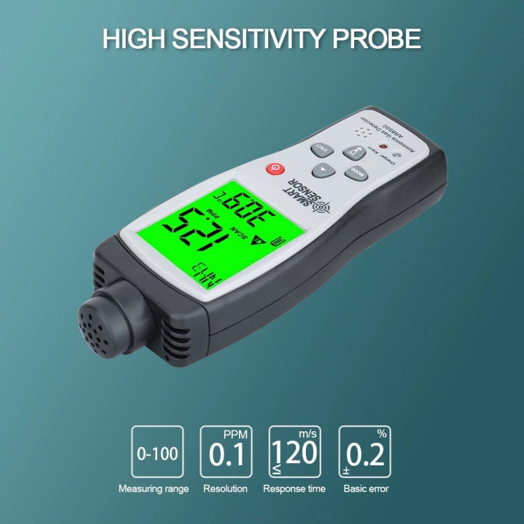 SmartSensor AR8500 Handheld Ammonia Gas NH3 Detector Meter - Air & Water Quality Tester by PMC TechLife | Online Shopping South Africa | PMC TechLife