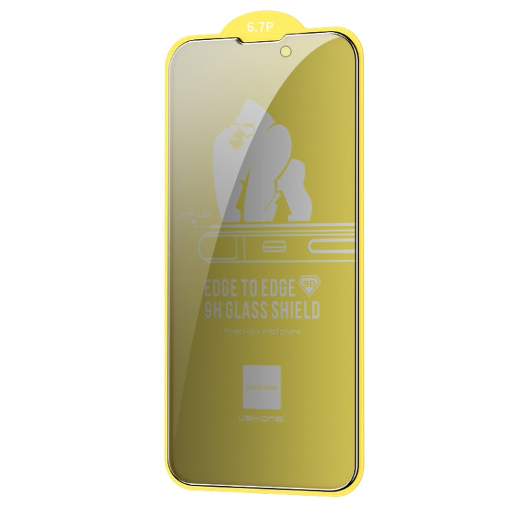 For iPhone 14 Plus WEKOME 9D Curved Privacy Tempered Glass Film - iPhone 14 Plus Tempered Glass by WK | Online Shopping South Africa | PMC TechLife