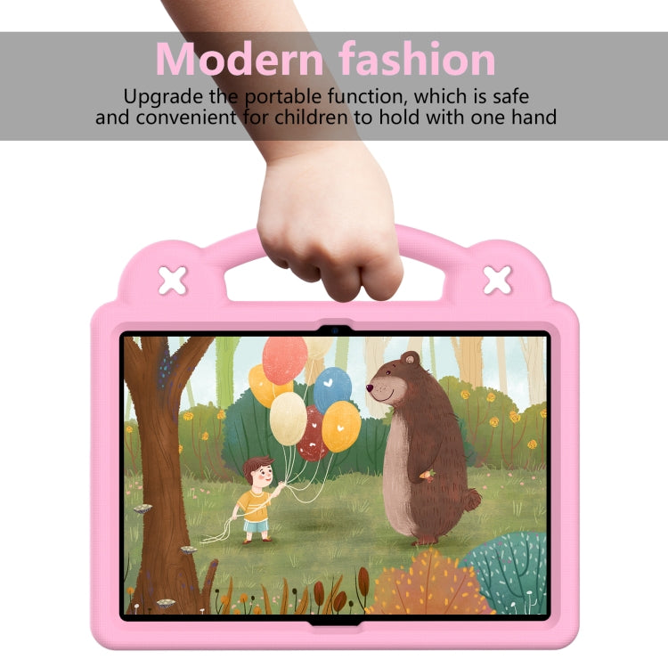 For Huawei MediaPad T5 10.1 Handle Kickstand Children EVA Shockproof Tablet Case(Pink) - Huawei by PMC TechLife | Online Shopping South Africa | PMC TechLife | Buy Now Pay Later Mobicred