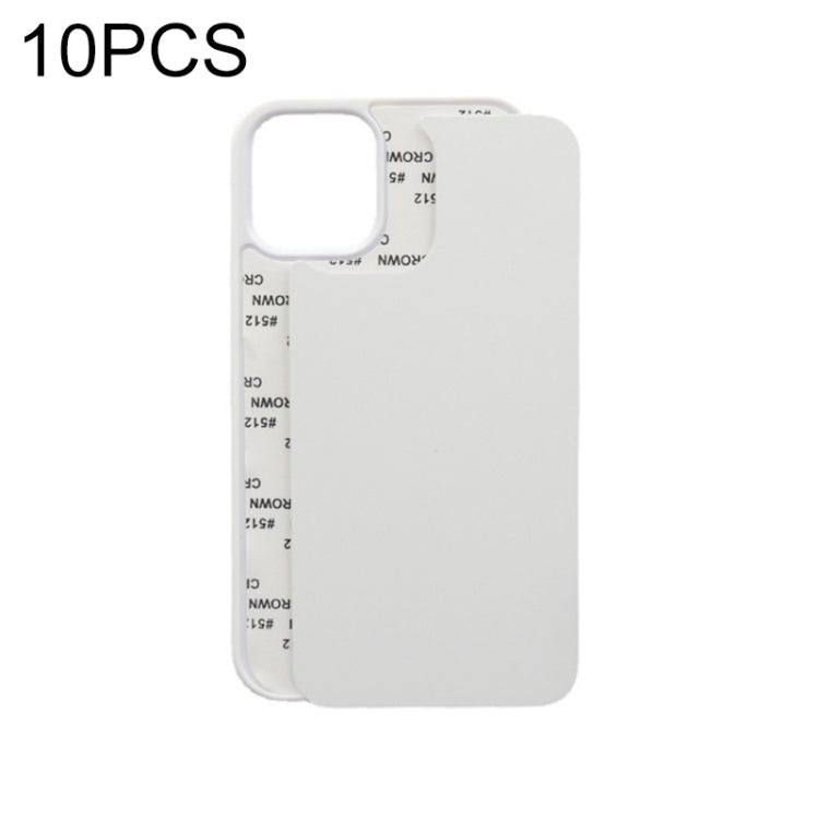 For iPhone 14 Plus 10 PCS  2D Blank Sublimation Phone Case(White) - free shipping - PMC TechLife - Order now!
