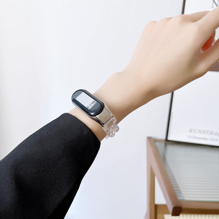 For Xiaomi Mi Band 3 / 4 Metal Frame Resin Watch Band(Gold) - free shipping - PMC TechLife - Order now!