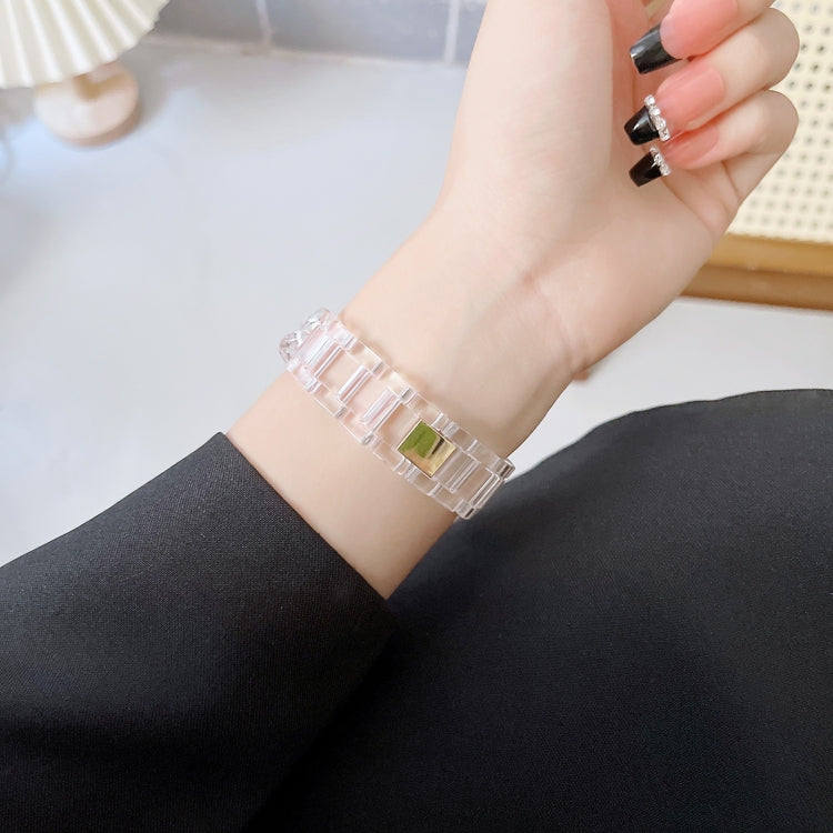 For Xiaomi Mi Band 3 / 4 Metal Frame Resin Watch Band(Gold) - free shipping - PMC TechLife - Order now!