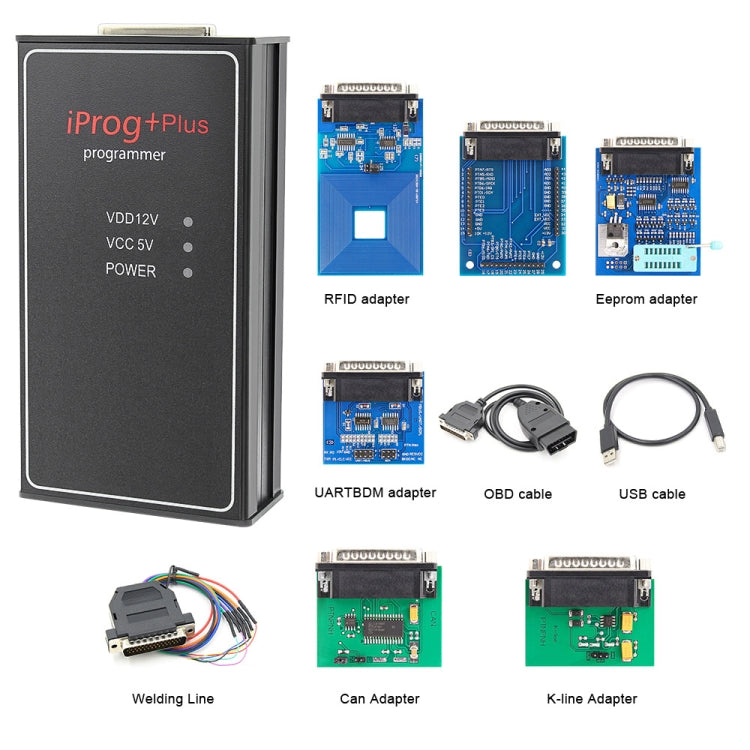 IPROG+ Plus 777 Car Programmer Support IMMO + Mileage Correction + Airbag Reset Tool - free shipping - PMC TechLife - Order now!