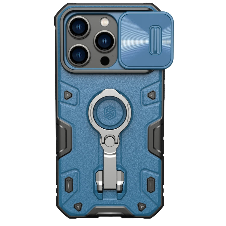 For iPhone 14 Pro NILLKIN CamShield Armor Pro Magnetic Phone Case(Blue) - free shipping - PMC TechLife - Order now!