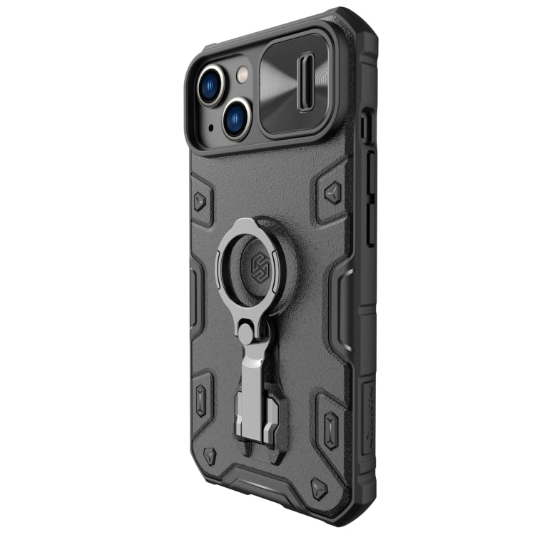 For iPhone 14 Plus  NILLKIN CamShield Armor Pro Magnetic Phone Case(Black) - iPhone 14 Plus Cases by NILLKIN | Online Shopping South Africa | PMC TechLife