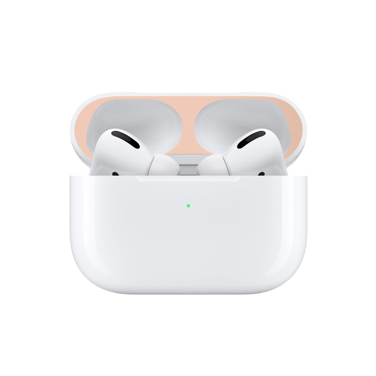 For Apple AirPods Pro 2 Wireless Earphone Protective Case Metal Sticker(Black) - Protective Sticker by PMC TechLife | Online Shopping South Africa | PMC TechLife
