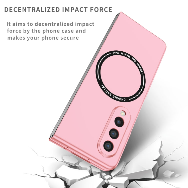 For Samsung Galaxy Z Fold3 5G Magsafe Magnetic Folding PC Phone Case(Pink) - free shipping - PMC TechLife - Order now!