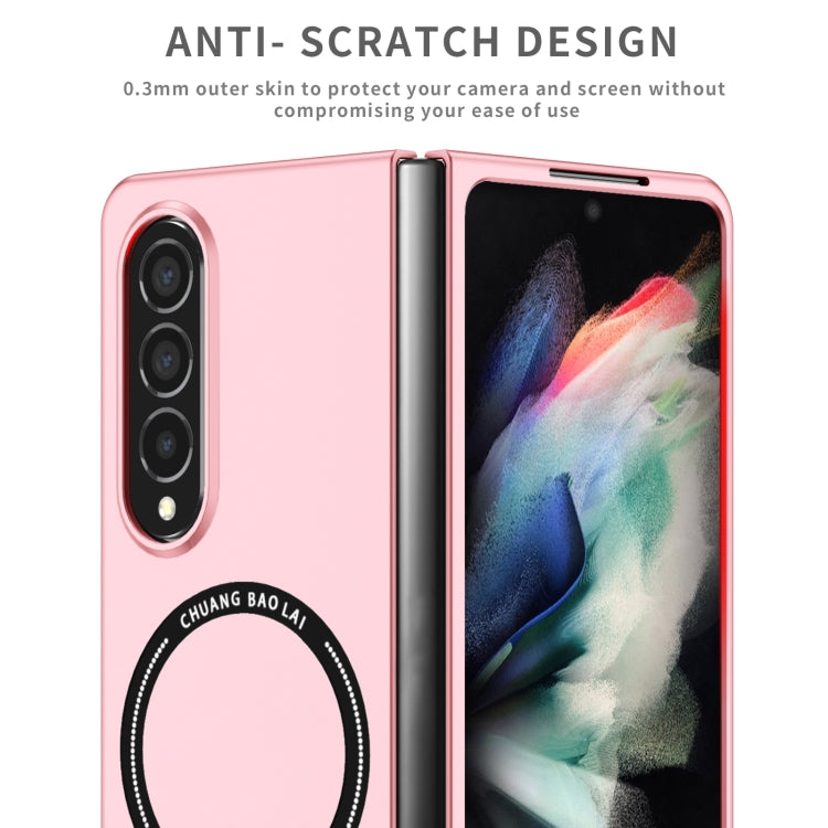 For Samsung Galaxy Z Fold4 Magsafe Magnetic Folding PC Phone Case(Pink) - Galaxy Z Fold4 5G Cases by PMC TechLife | Online Shopping South Africa | PMC TechLife