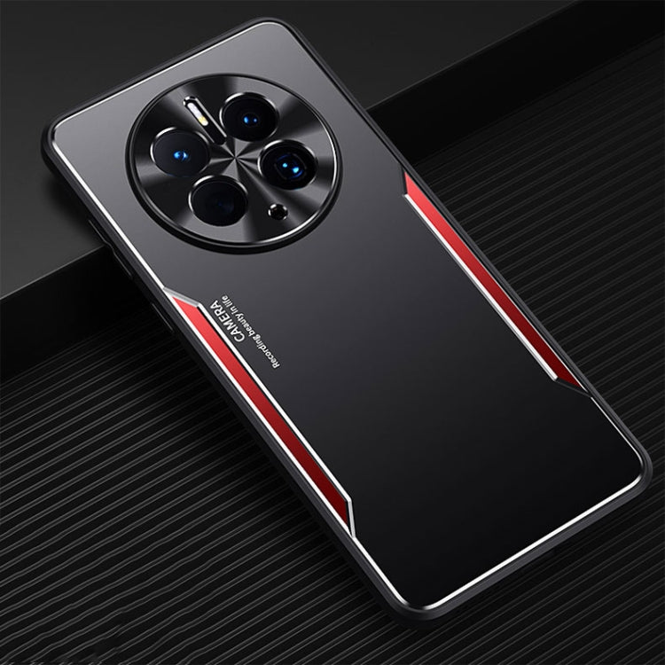 For Huawei Mate 50 Pro Blade Series TPU + Titanium Alloy Phone Case(Black Red) - free shipping - PMC TechLife - Order now!