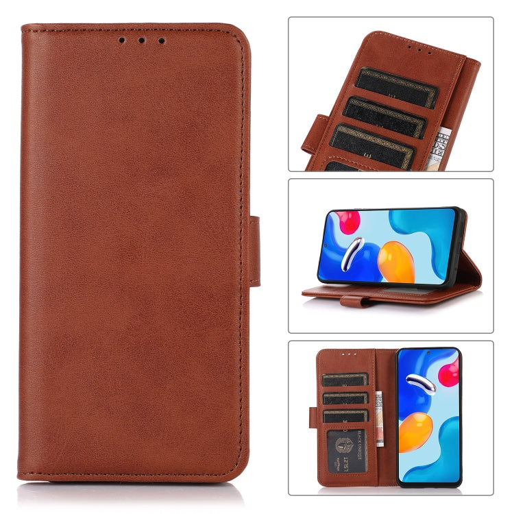 For Xiaomi Poco M5 4G/Poco M4 5G/M5 5G Cow Texture Leather Phone Case(Brown) - free shipping - PMC TechLife - Order now!