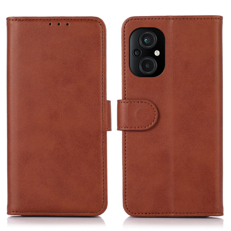 For Xiaomi Poco M5 4G/Poco M4 5G/M5 5G Cow Texture Leather Phone Case(Brown) - free shipping - PMC TechLife - Order now!