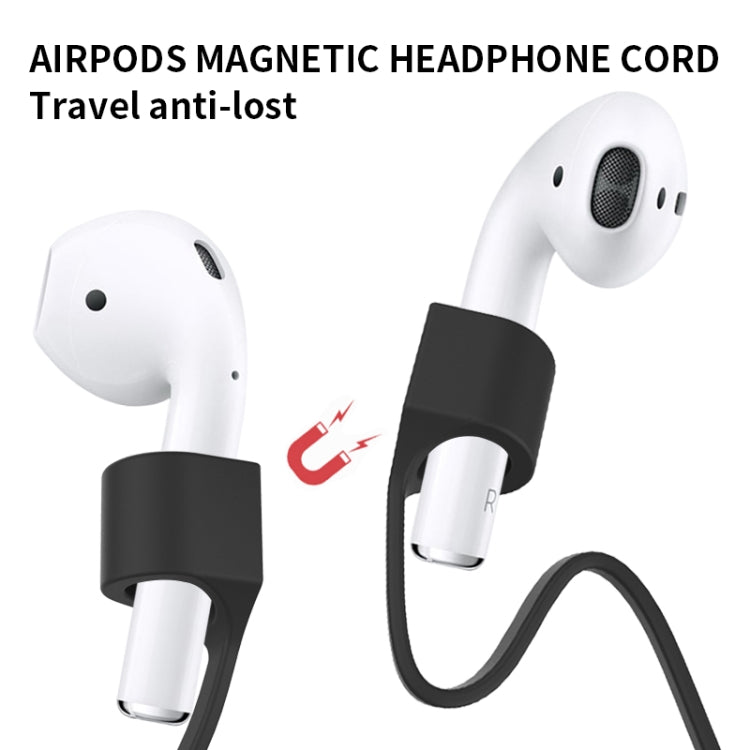 For AirPods Pro 2 Bluetooth Headset Anti-lost Rope Magnetic Silicone Lanyard(Blue) - Anti-lost & Holder by PMC TechLife | Online Shopping South Africa | PMC TechLife