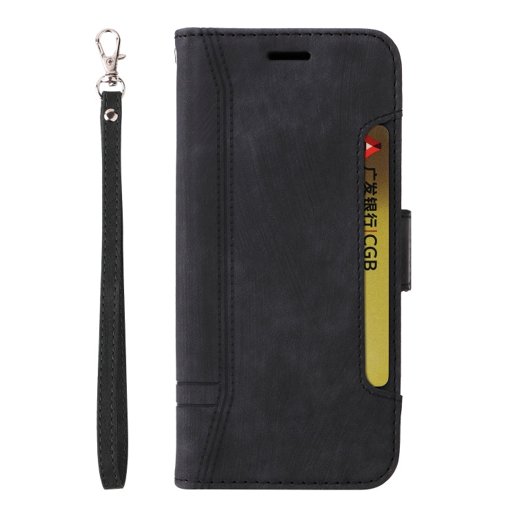 For OPPO Reno 7Z 5G BETOPNICE Dual-side Buckle Leather Phone Case(Black) - OPPO Cases by BETOPNICE | Online Shopping South Africa | PMC TechLife | Buy Now Pay Later Mobicred