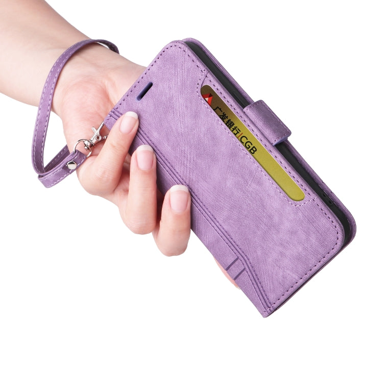 For OPPO Reno 7Z 5G BETOPNICE Dual-side Buckle Leather Phone Case(Purple) - free shipping - PMC TechLife - Order now!