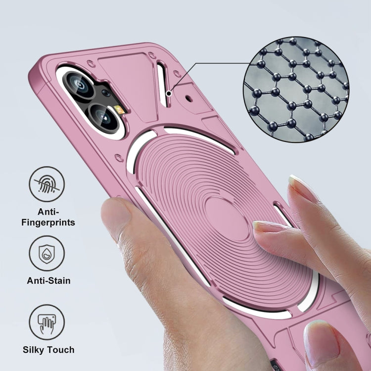 For Nothing Phone 1 GKK Three Stage Splicing Full Coverage PC Phone Case(Rose Gold) - More Brand by GKK | Online Shopping South Africa | PMC TechLife | Buy Now Pay Later Mobicred
