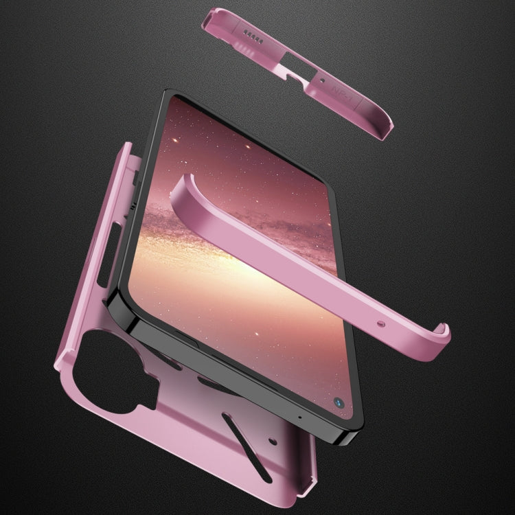 For Nothing Phone 1 GKK Three Stage Splicing Full Coverage PC Phone Case(Rose Gold) - More Brand by GKK | Online Shopping South Africa | PMC TechLife | Buy Now Pay Later Mobicred