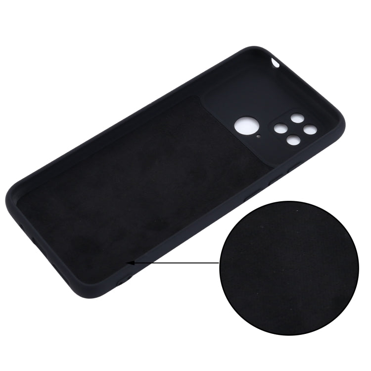 For Xiaomi Poco C40 / Redmi 10 Power / Redmi 10 India Pure Color Liquid Silicone Shockproof Phone Case(Black) - free shipping - PMC TechLife - Order now!