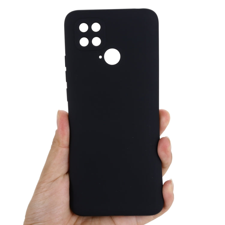 For Xiaomi Poco C40 / Redmi 10 Power / Redmi 10 India Pure Color Liquid Silicone Shockproof Phone Case(Black) - free shipping - PMC TechLife - Order now!