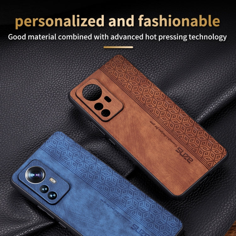 For Xiaomi 12 Pro / 12S Pro AZNS 3D Embossed Skin Feel Phone Case(Purple) - free shipping - PMC TechLife - Order now!