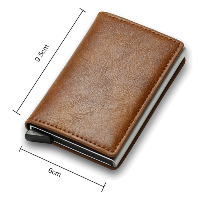 C1804H1 RFID Carbon Fiber Wallet For Men(Coffee) - free shipping - PMC TechLife - Order now!
