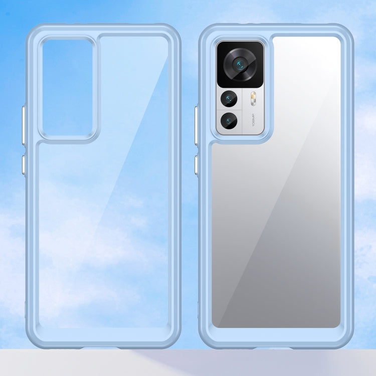 For Xiaomi Redmi K50 Ultra/Xiaomi 12T/Xiaomi 12T Pro Colorful Series Acrylic + TPU Phone Case(Blue) - free shipping - PMC TechLife - Order now!