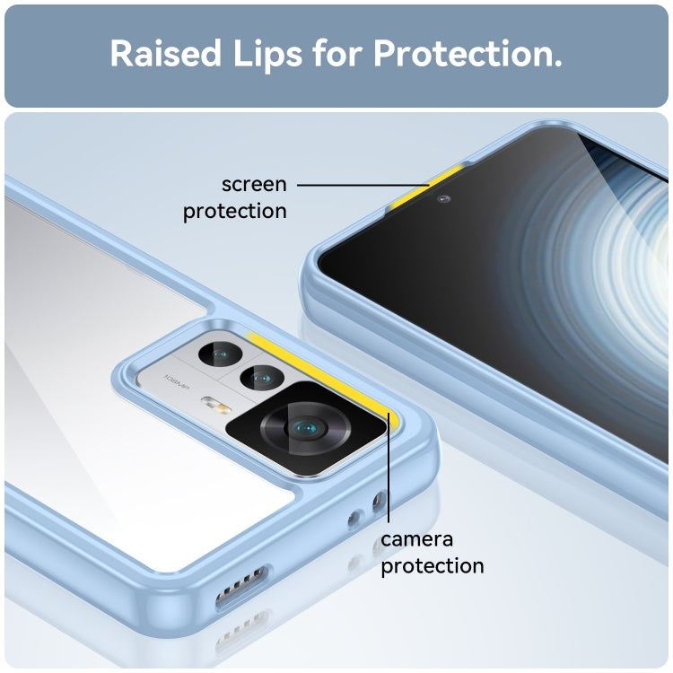 For Xiaomi Redmi K50 Ultra/Xiaomi 12T/Xiaomi 12T Pro Colorful Series Acrylic + TPU Phone Case(Blue) - free shipping - PMC TechLife - Order now!