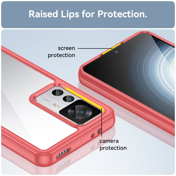 For Xiaomi Redmi K50 Ultra/Xiaomi 12T/Xiaomi 12T Pro Colorful Series Acrylic + TPU Phone Case(Red) - free shipping - PMC TechLife - Order now!