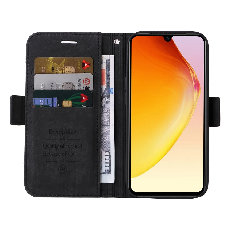 For vivo V25 / V25e 4G Global BETOPNICE Dual-side Buckle Leather Phone Case(Black) - vivo Cases by BETOPNICE | Online Shopping South Africa | PMC TechLife
