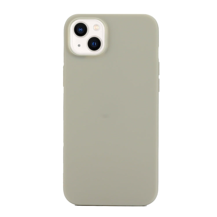 For iPhone 14 Solid Color Frosted Silicone Phone Case(Grey) - free shipping - PMC TechLife - Order now!