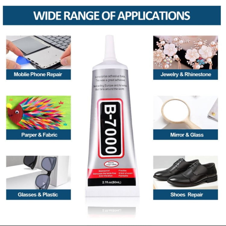 50mL B-7000 Multifunction DIY Repair Adhesive Glue - free shipping - PMC TechLife - Order now!