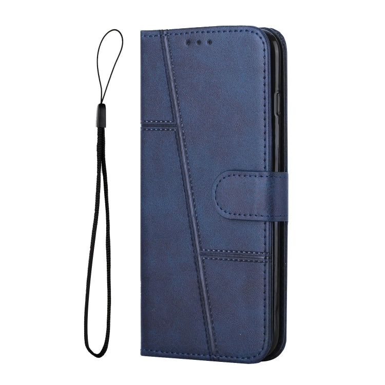 Stitching Calf Texture Buckle Leather Phone Case For OPPO A57 5G/Realme V23/A77 5G/A57 4G Global/A57e 4G Global/A57s 4G Global/A77 4G Global/OnePlus Nord N20 SE 4G Global(Blue) - free shipping - PMC TechLife - Order now!