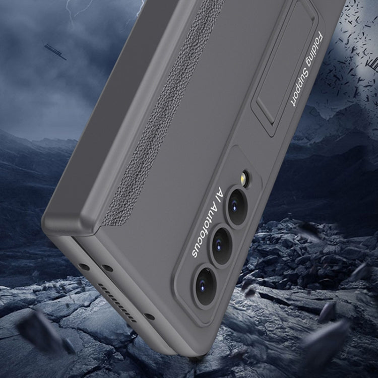 For Samsung Galaxy Z Fold4 GKK Integrated Magnetic Hinge Folding Phone Case(Mist Gold) - Galaxy Z Fold4 5G Cases by GKK | Online Shopping South Africa | PMC TechLife | Buy Now Pay Later Mobicred